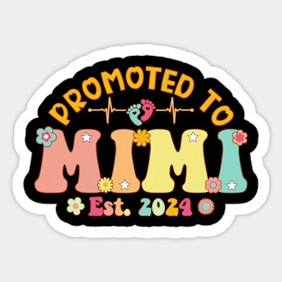 Promoted To Mimi 2024 First Time New Mimi Pregnancy Sticker